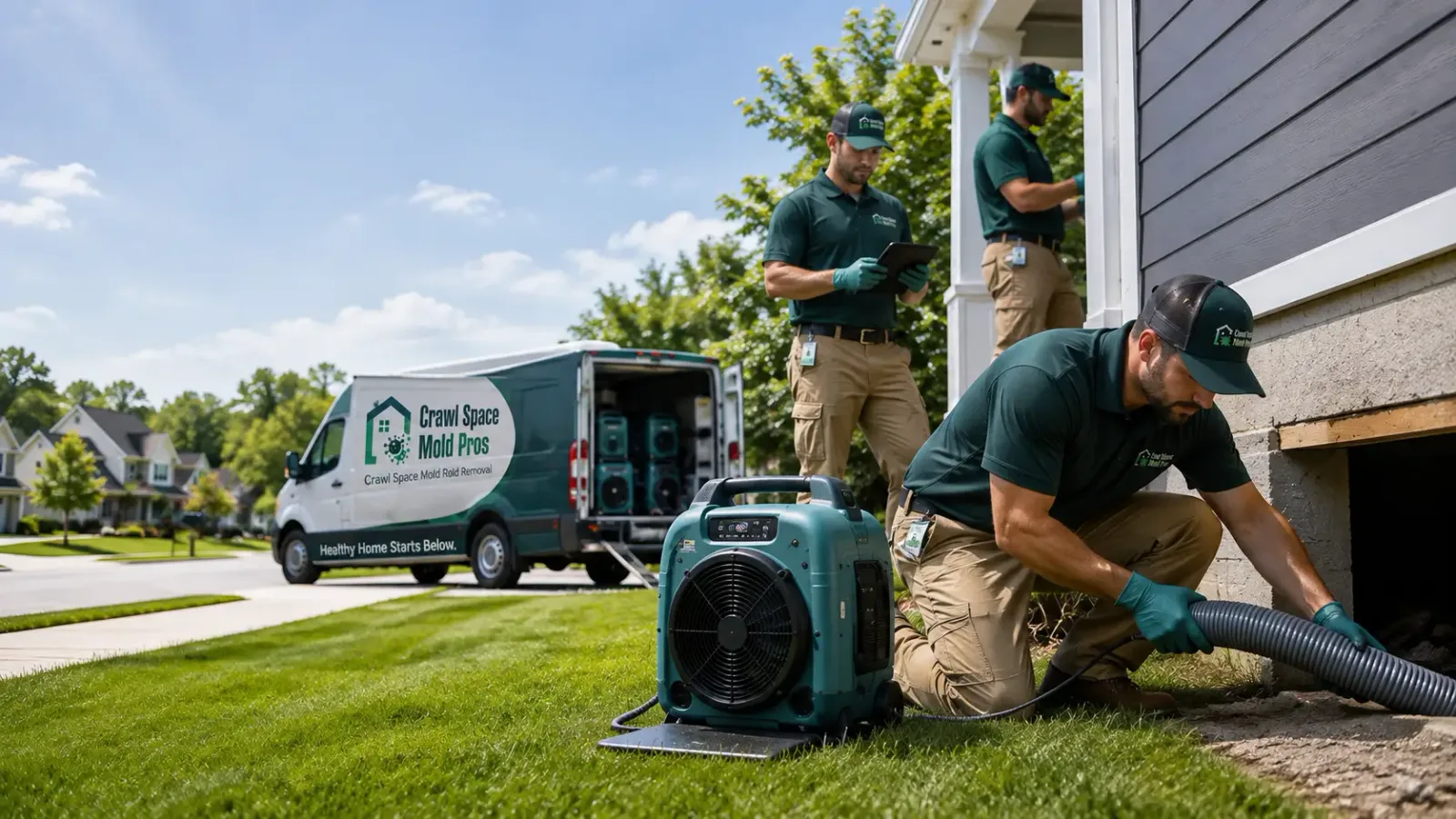 Crawl Space Mold Removal in Indianola, WA
